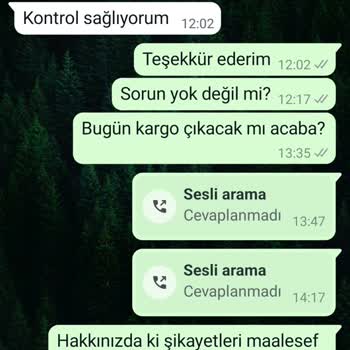 Esigarasanalmarket.com'un Parayı Alıp Ürünü Göndermemesi