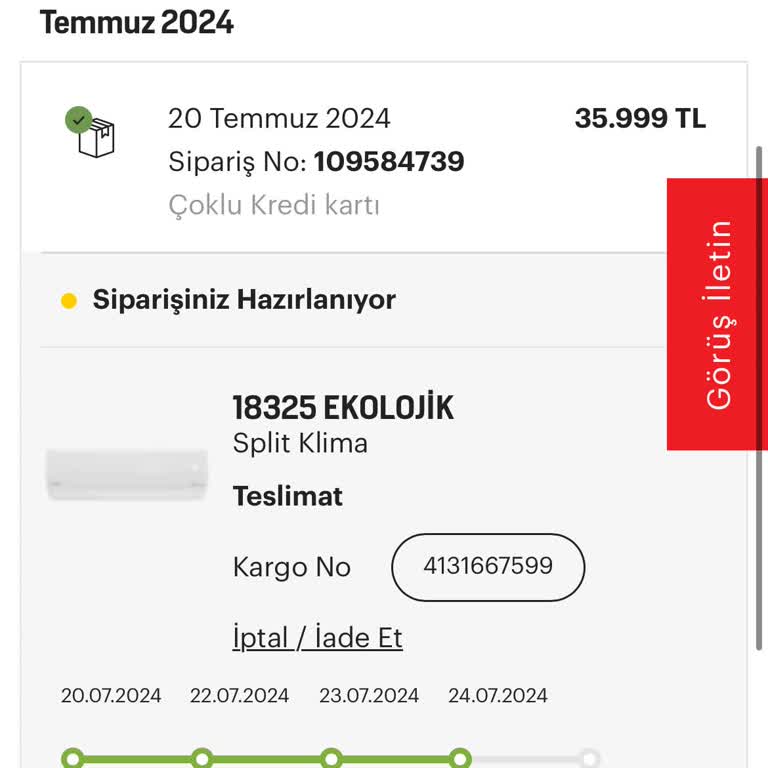 Arçelik Online Sipariş Hk