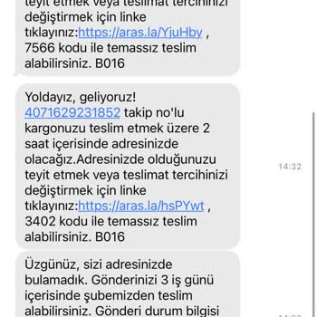 Aras Kargo Mağdur Ediyor! İşinizi Ne Zaman Düzgün Yapacaksınız!