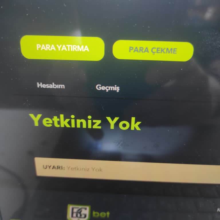 Betgaranti.com Çekim Yapmama İzin Vermiyor.