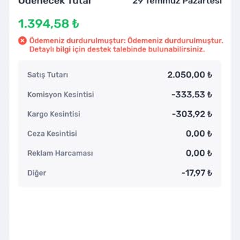 Trendyol Haksızlıkları Ödemenizi Alamıyorsunuz