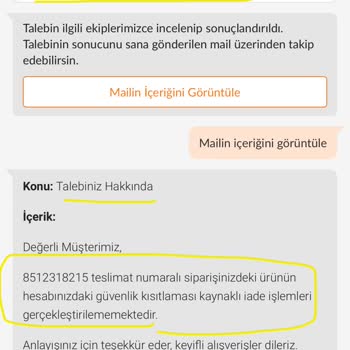 Trendyol Ürün Bana Ulaşmadan Pull And Bear Eksik Sebebiyle İadesini Reddedilmiş