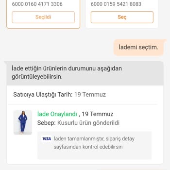 Trendyol Para İademi Yapmıyor