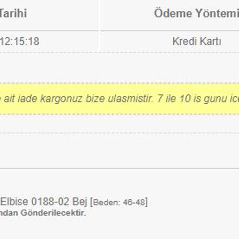 Sefamerve 50 Gündür İade Ücretini Yatırmıyor