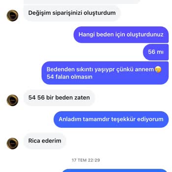 Zühra Fashion Zuhra Fashion Butik Değişim Ürünlerimi Göndermiyor