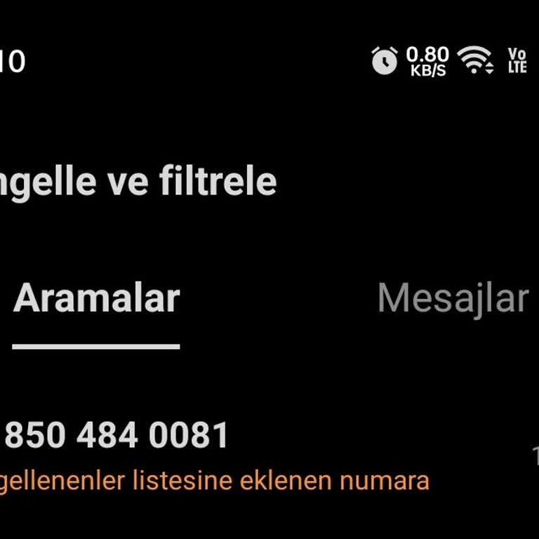 0850 484 00 81 Bilinmeyen Numara Sürekli Arıyor