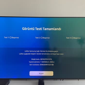 Samsung Televizyonumun Ekranı 3 Yıl İçinde Karardı