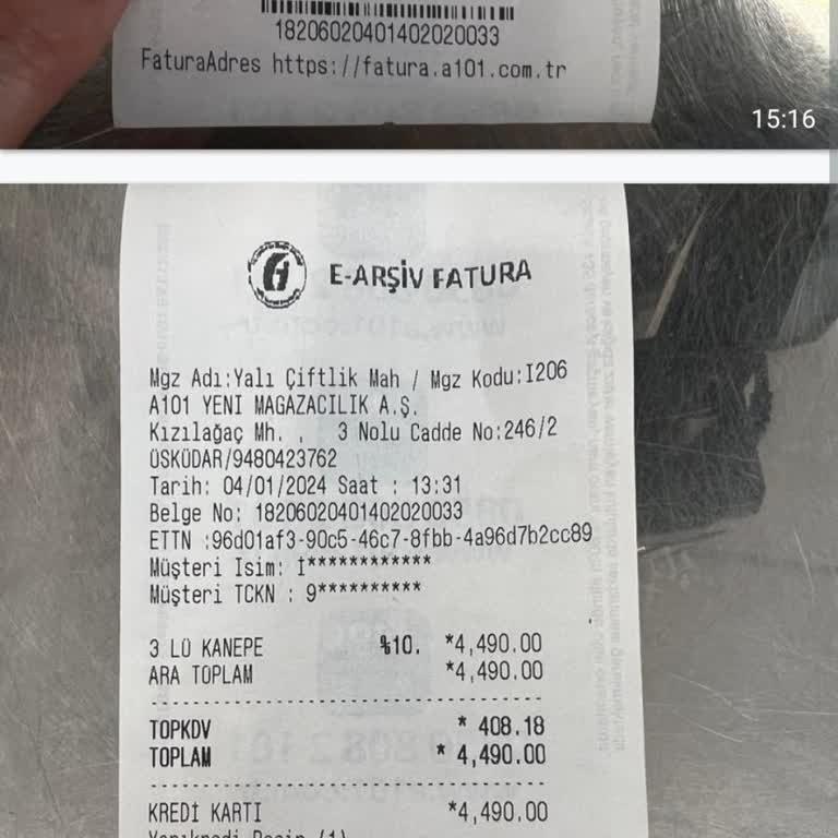 Koltuk Takımı A101 Alınan Koltuk