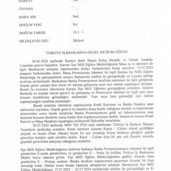 Türkiye İş Bankası Genel Müd. (Karasu Türkiye İş Bankası Şikayet)