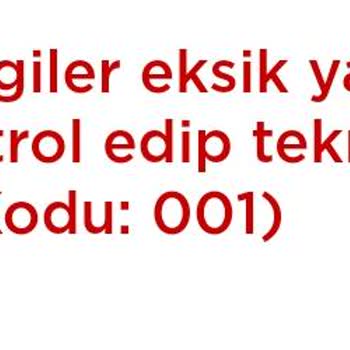 Daha Daha Kayıt Olamıyorum