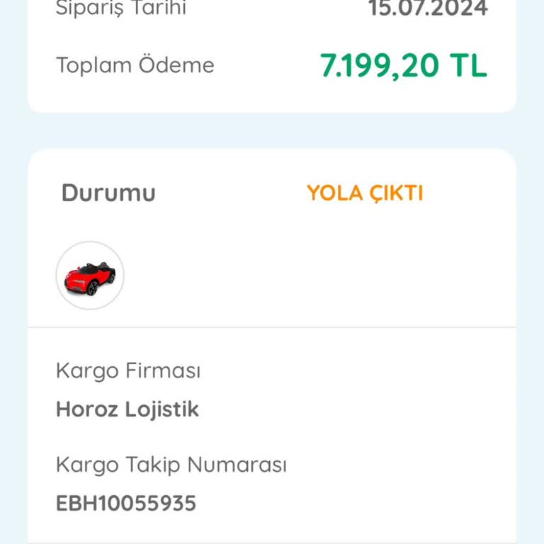 ebebek 13 Gündür Gönderilemeyen Ürün