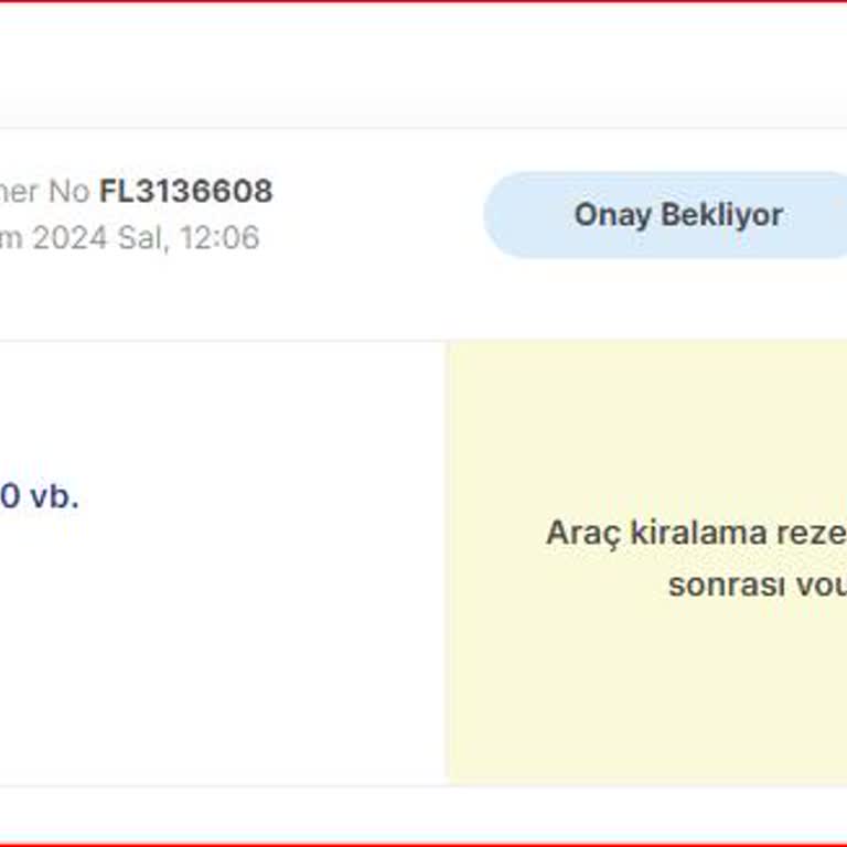 Feribotlines Araç Kiralama Mağduriyeti