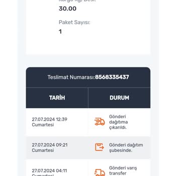 Sürat Kargo Köyiçi Şubesinden Şikayetçiyim