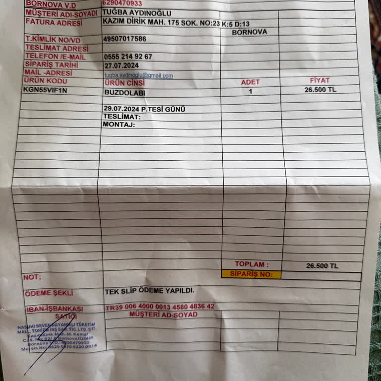 Bosch Servis Saati Hakkında Şikayet