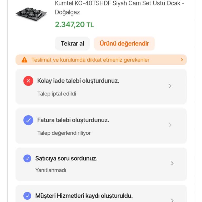 Kumtel Servis Kurulum Süresi!