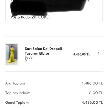 Kıyafet Sepeti Siparişten Cayma Hakkı