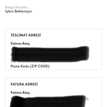 Kıyafet Sepeti Siparişten Cayma Hakkı