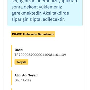 Epttavm Havale Ücret Kesinti