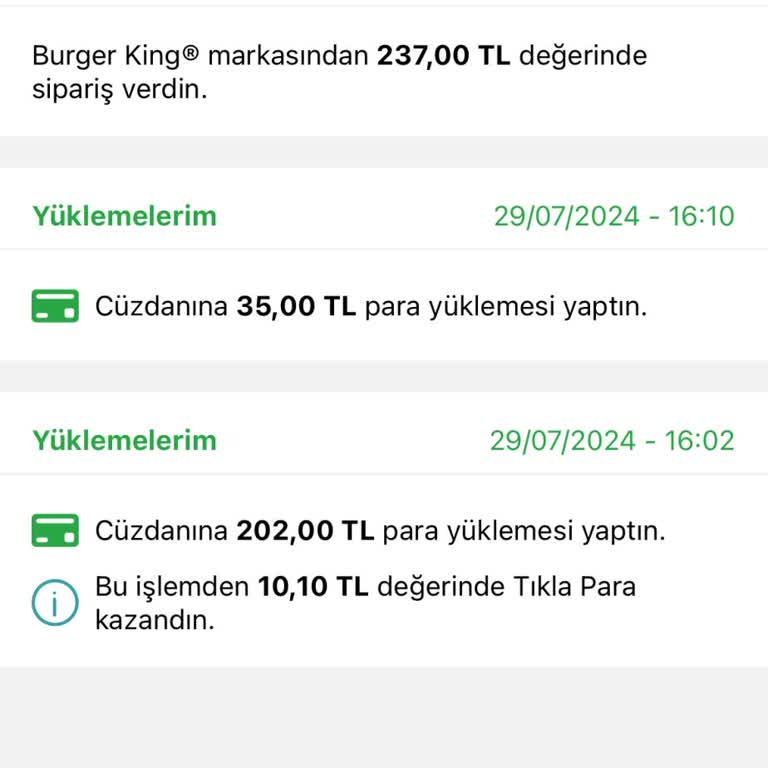 Burger King Ürün Teslimatı Sorunu