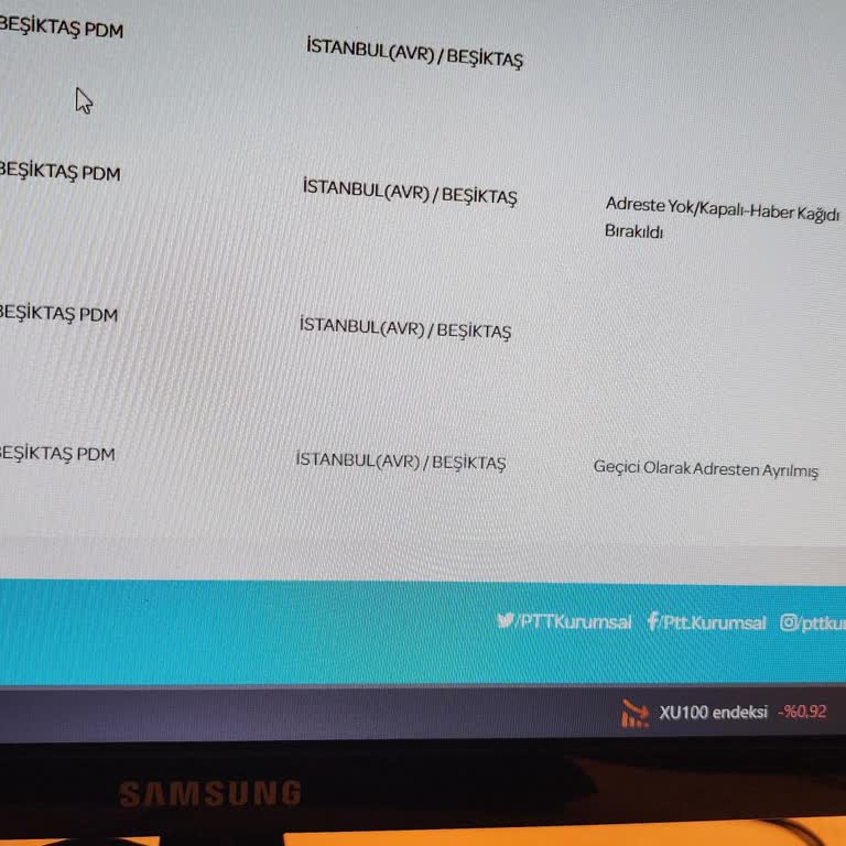 PTT Kargo PTT Beşiktaş Dağıtım Merkezi