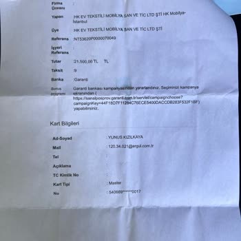 Ergül Mobilya'nın Garanti Hizmetinde Hayal Kırıklığı