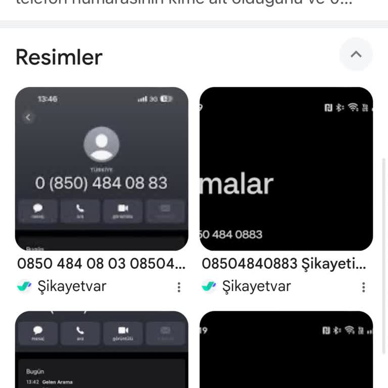0850 484 08 83 Çok Sayıda Şikayet Var.