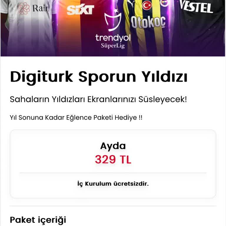 Digiturk Paket Fiyatı Tutarsızlığı
