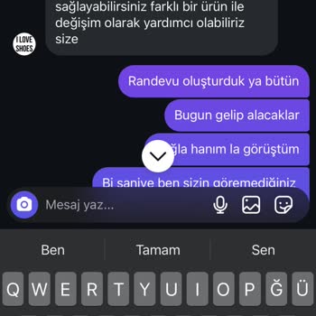 iloveshoes.com.tr İloveshoes Defolu Ürün İade Almıyor