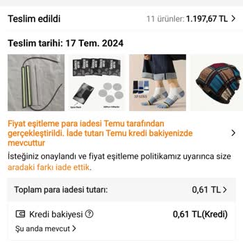 Temu Gecikme Bedeli Ödemedi