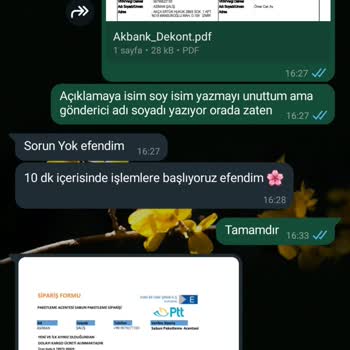 Evde Ekişi Paketleme Sabun Fabrikasından Alınan Hizmette Yaşanan Sorunlar