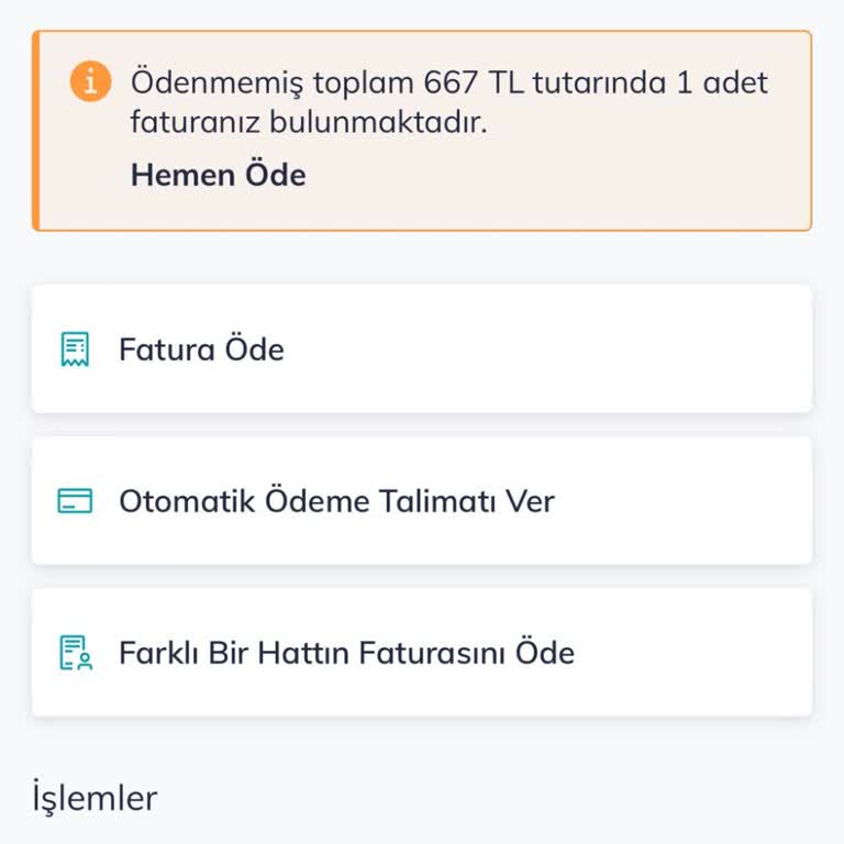 Türk Telekom Geçiş Sonrası Fatura Sorunu
