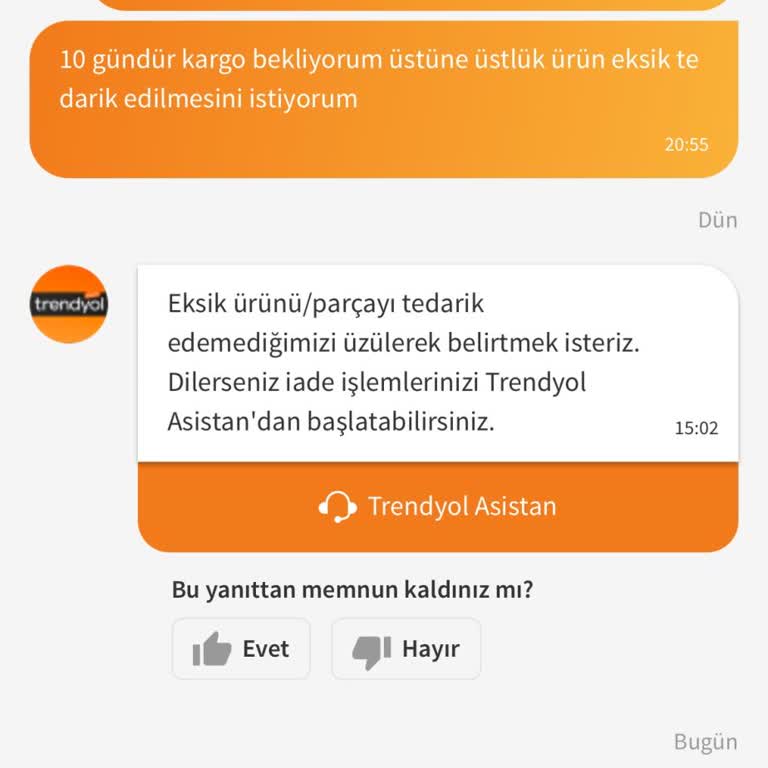 Ürünü Göndermediler Ve Tedarik Etmiyorlar Trendyol Umursamadı
