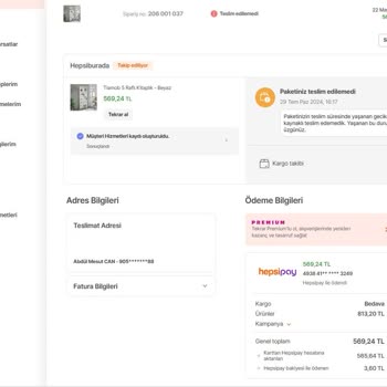 Hepsiburada Tarafından Siparişin İptal Edilmesi