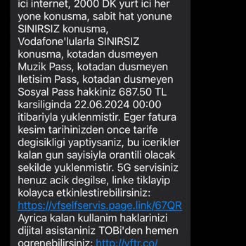 Vodafone Aradık Ulaşamadık Bahanesi