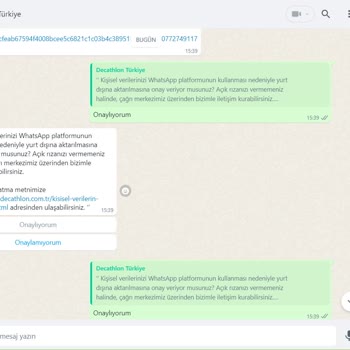 Decathlon Online Siparişimin Bilgi Verilmeden İptal Olması