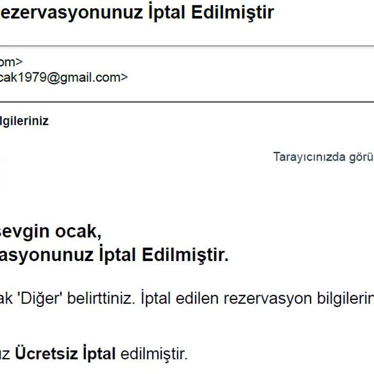 Otelz Ücret İadesini Yapmıyor