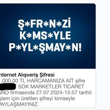Sok Marketler Ticaret Ano Firmasi Bilgi Dışı Karttan Ücret Alma
