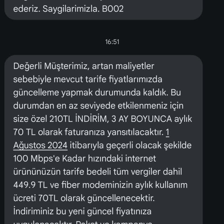 Millenicom Sözleşmem Olmasına Rağmen Gelen Ekstra Fatura