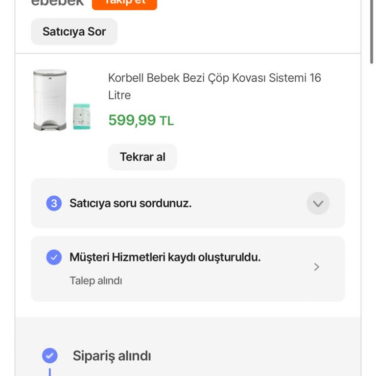 Ebebek Satıcı Sorunu