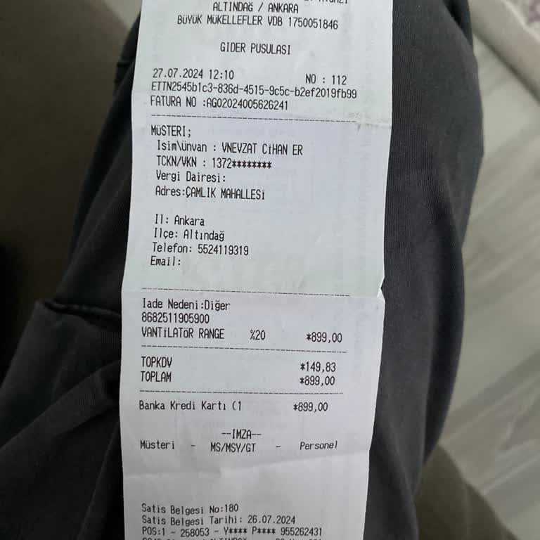 BİM Ücret İade Etmiyor