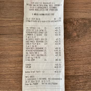 Ekinoba BİM Market Küflü Yufka İadesi Almaması