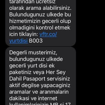 Vodafone Yurt Dışına Çıkmadan Yurt Dışına Bağlanma Sorunu