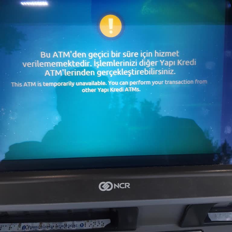 Yapı Kredi Bankası ATM'den Yapılan Para Yatırma İşlemi Hesaba Geçmedi