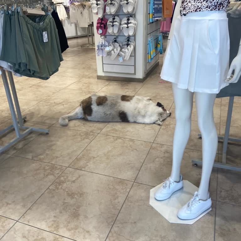 Ordu DeFacto Mağazası Başıboş Köpek