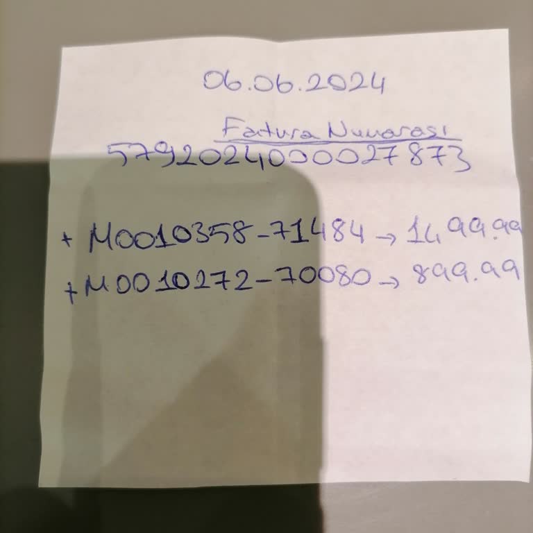 Mavi 2400 TL. Nın İadesi