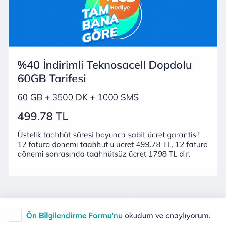 TeknosaCell Kampanya Dahil Etmedi