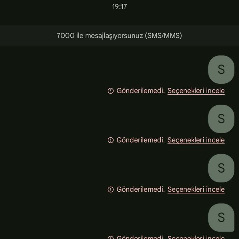 Vodafone 7000 SMS Problemi