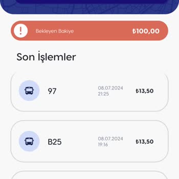 BURULAŞ Bekleyen Bakiye Bursa Kart Şikayet