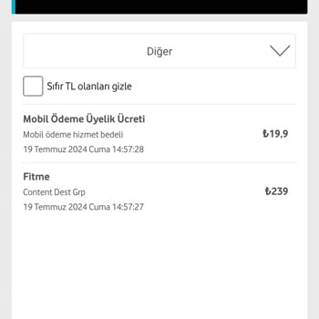 FitMe İznim Olmadan Param Çekilmiş. Hem De Telefon Hattımdan