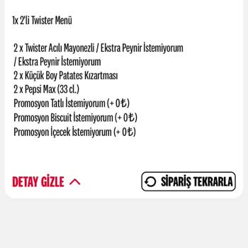 KFC İade Parasını Atmıyor